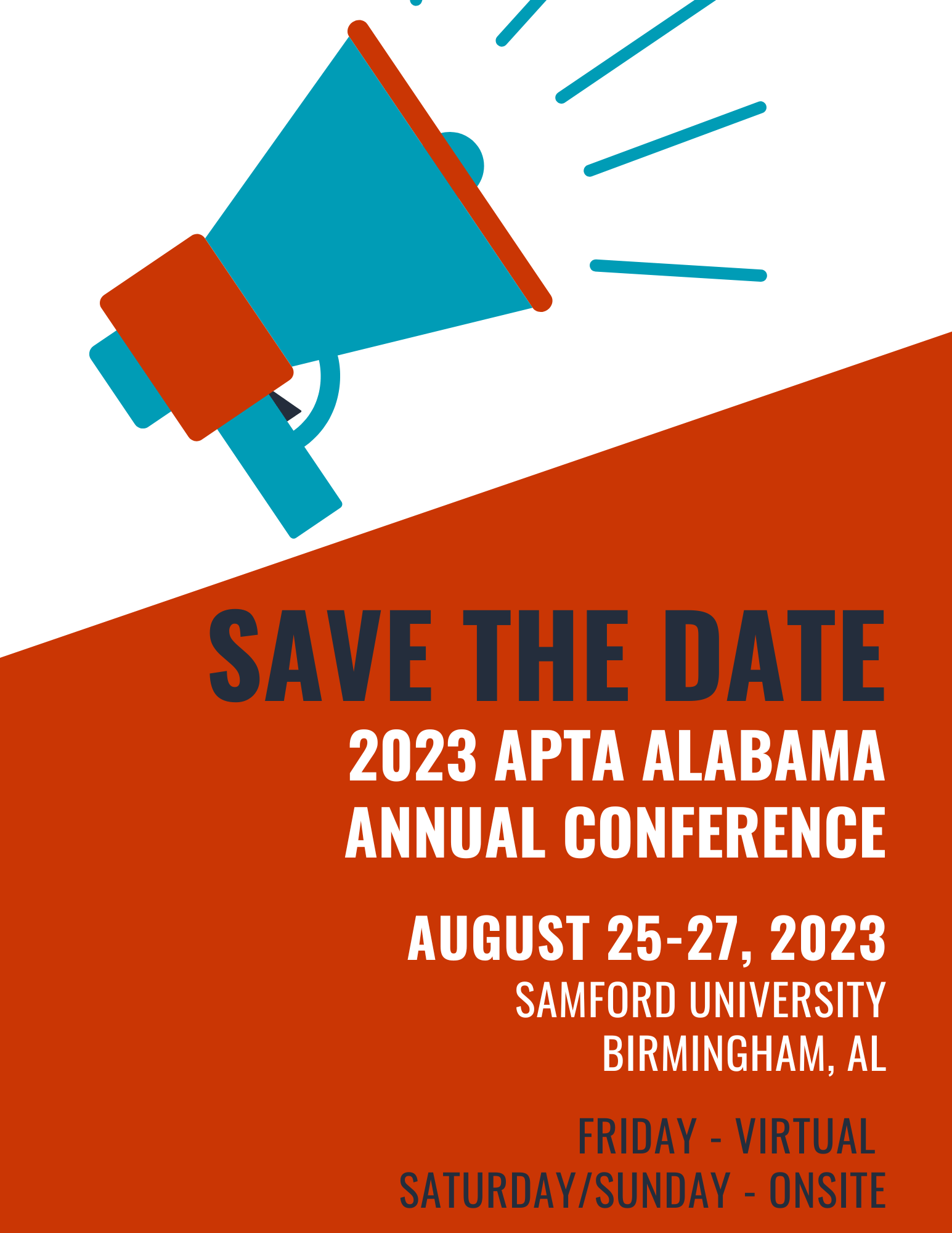 2023 APTA Alabama Annual Conference Alabama Physical Therapy Association